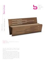 MAC WOOD bench Benches