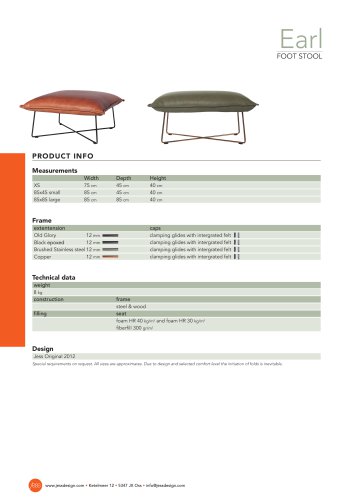 Earl foot stool