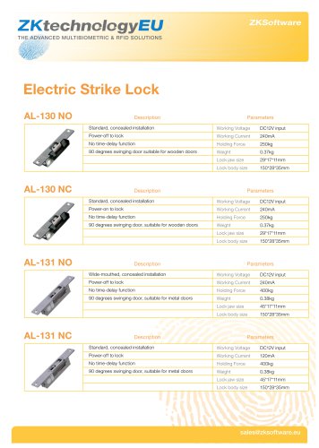 Electric Strike Locks