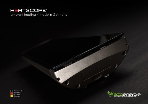 IT: HEATSCOPE Catalogo · Ambient Heating · Made in Germany