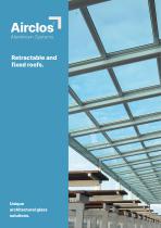 Retractable and fixed roofs - Commercial catalog