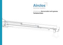 Technical data sheet - Retractable and fixed roofs