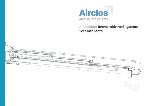 Technical data sheet - Retractable and fixed roofs