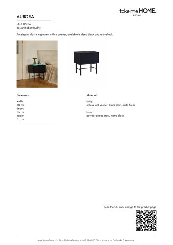 Aurora - Product Sheet