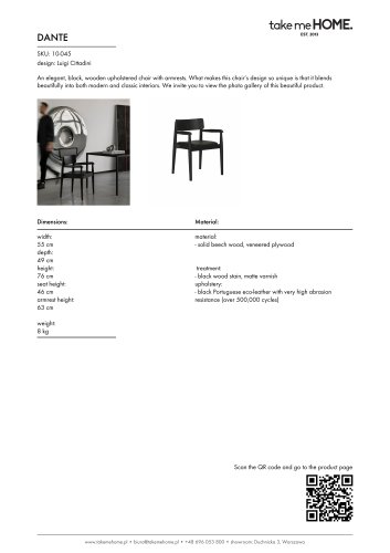 Dante - Product Sheet