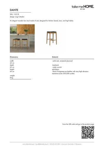 Dante - Product Sheet