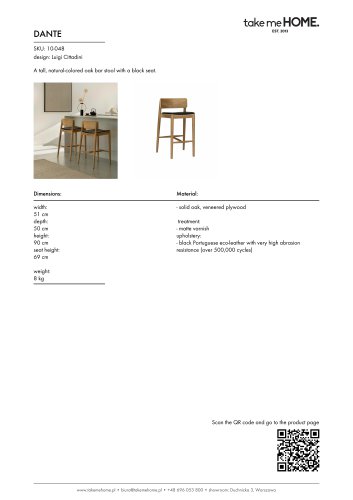 Dante - Product Sheet