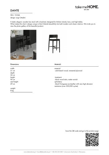 Dante - Product Sheet