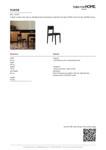 Porter - Product Sheet