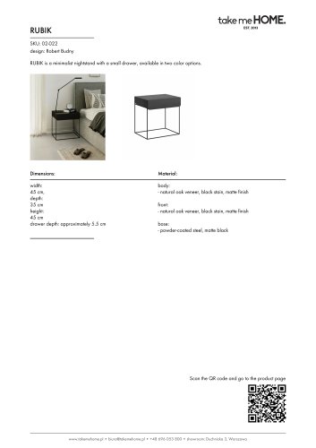 Rubik - Product Sheet