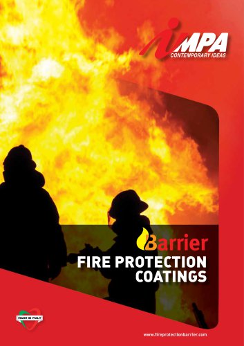 Barrier fire protection coatings