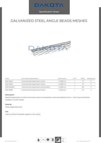 GALVANIZED STEEL ANGLE BEADS MESHES