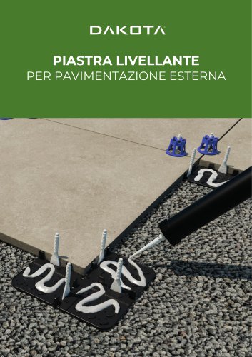 Piastra livellante per pavimentazione esterna