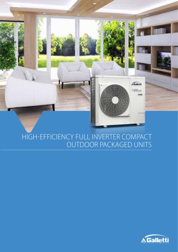 Air/water high efficiency heat pumps MCI