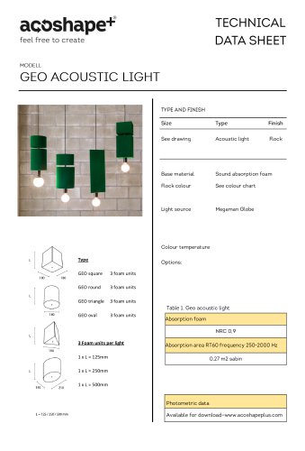 Geo acoustic light