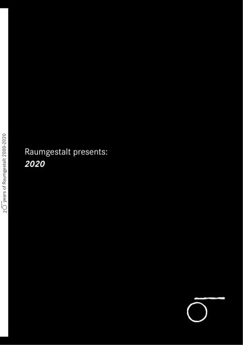 Raumgestalt presents: 2020