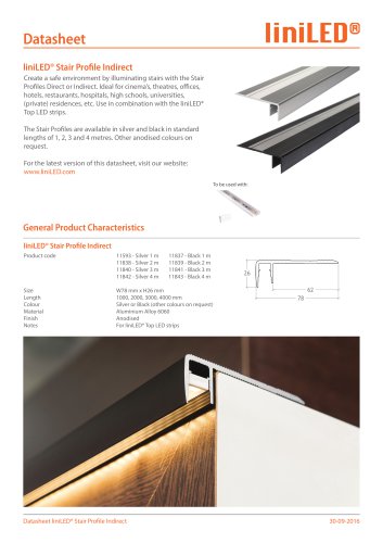 liniLED® Stair Profile Indirect