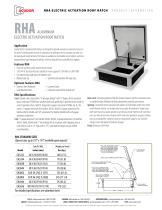 RHA ELECTRIC ACTUATION ROOF HATCH