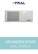 Deumidificatore da parete FDW016