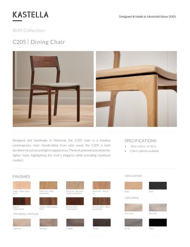 C205 Dining Chair