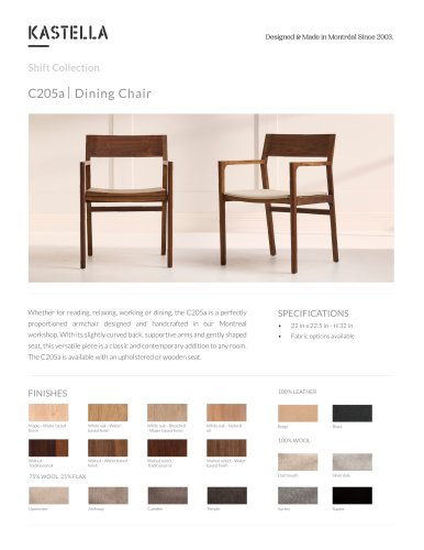 C205a Dining Chair