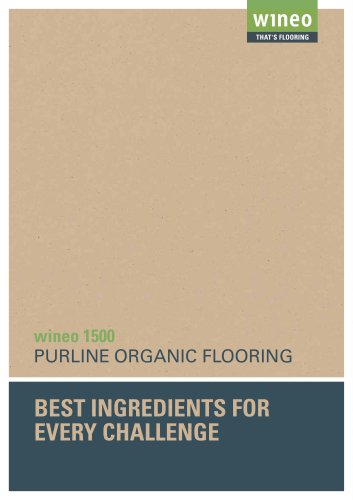 PURLINE organic flooring wineo 1500