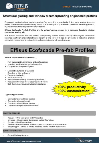 EFFISUS ECOFACADE PRE-FAB PROFILES