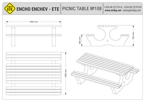 PICNIC TABLE №108