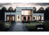 Catalogue de couleurs RAL disponibles