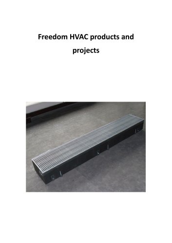 Part of our projects, for trench heater, wall-mounted convector and freestanding convector