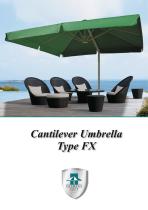 Brochuere Cantilever Umbrella Typ FX
