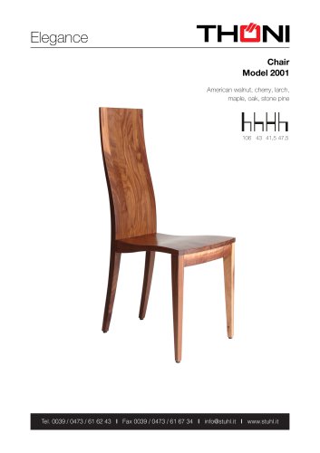 Chair Model 2001