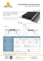 Light traffic wide floor joint - JDH 5.06