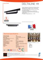 DELTALINE 1R - TRACK LINEAR LED FIXTURE