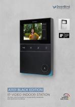 A1101 IP Video Indoor Station Black Edition