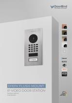 IP Video Door Station D1101V Flush-mount