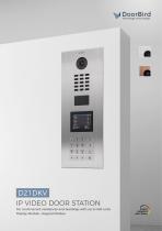 IP Video Door Station D21DKV