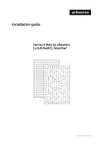 Lyra 8 Med CL Absorber Installation guide