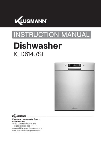 Dishwasher KLD614.7SI