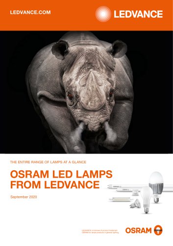 LED lamps brochure