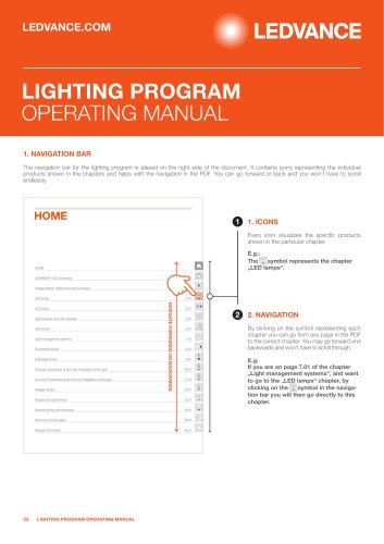 LIGHTING PROGRAM OPERATING MANUAL