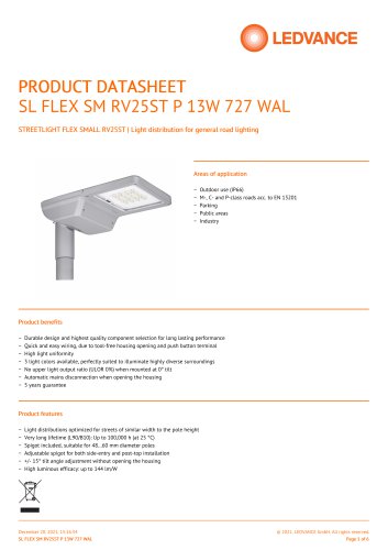 SL FLEX SM RV25ST P 13W 727 WAL