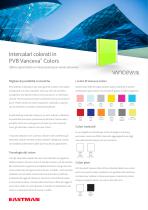 Vanceva Colors Product Bulletin - 1