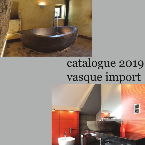 Catalogue Vasque import 2019