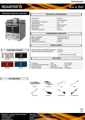 ROASTER CHARCOAL OVEN R56