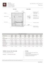 Scheda tecnica Sauna Ki LIFE - 2