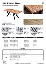 MAPLE TABLES 40 mm