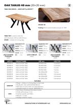 OAK TABLES 40 mm Asket loft