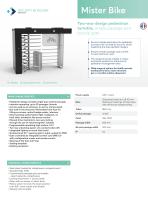 Mister Bike data sheet