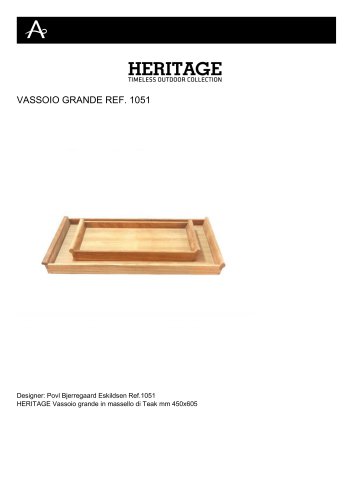 VASSOIO GRANDE REF. 1051